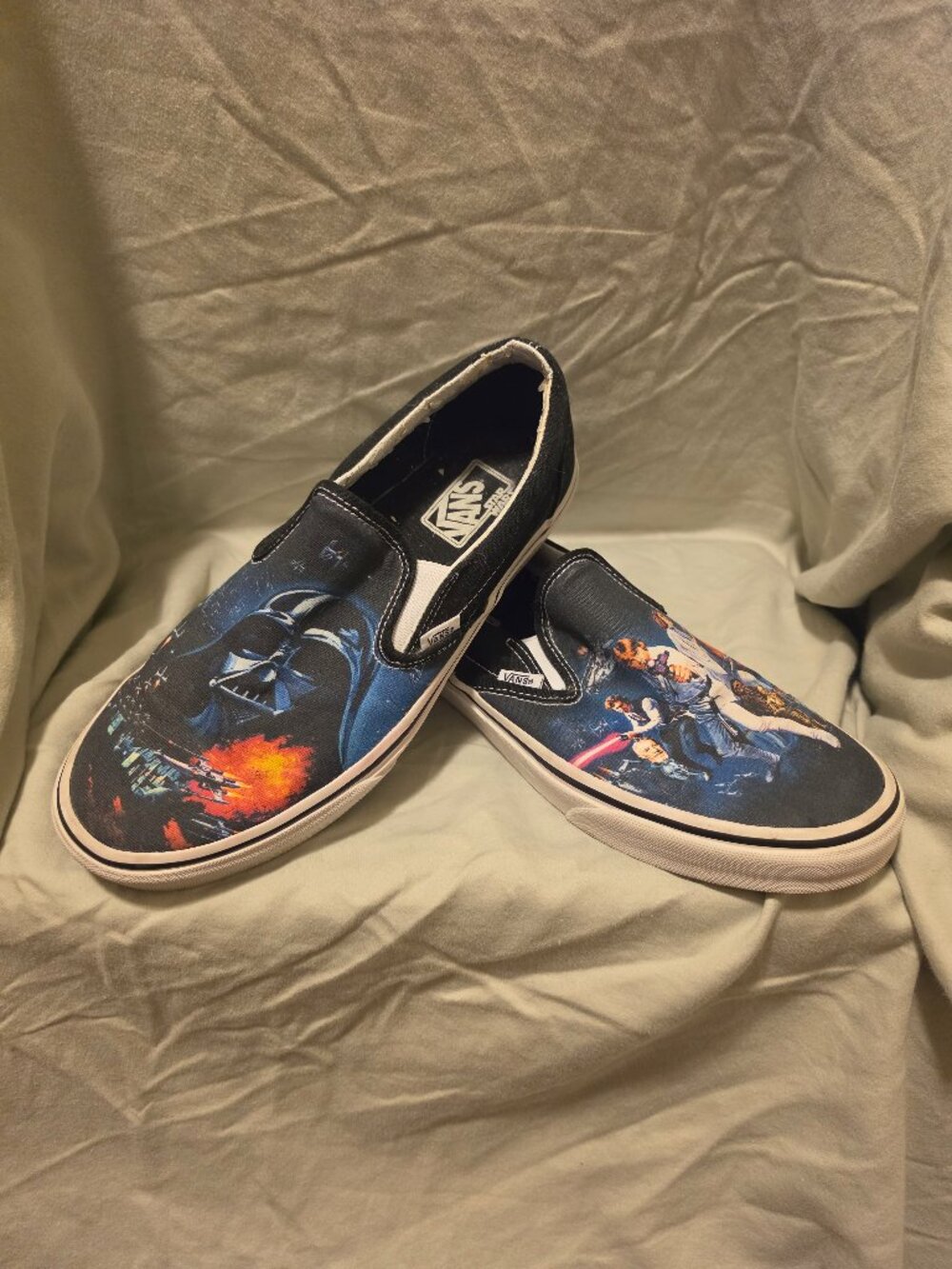 Vans Star Wars Episode IV, A New Hope, Slip‑On Sneakers, Men’s 8.5/Women’s 10